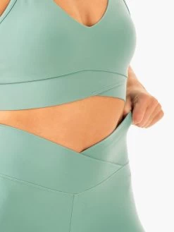 Serene Cross Over Scrunch Leggings - Green 8 Serene Cross Over Scrunch Leggings - Green -Ryderwear serene cross over scrunch leggings green clothing ryderwear 523307 1080x