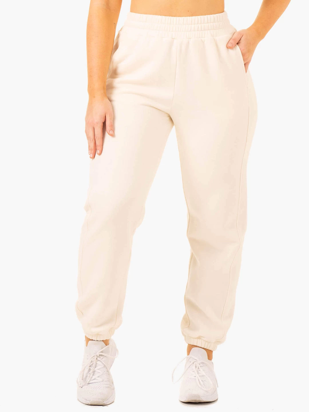 Sideline Track Pants - Vanilla 1 Sideline Track Pants - Vanilla