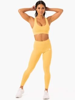 Staples Cross Over Sports Bra - Mango -Ryderwear staples cross over sports bra mango clothing ryderwear 966950 1080x