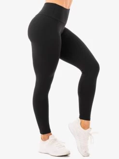 Staples High Waisted Leggings - Black -Ryderwear staples high waisted leggings black clothing ryderwear 928790 1080x
