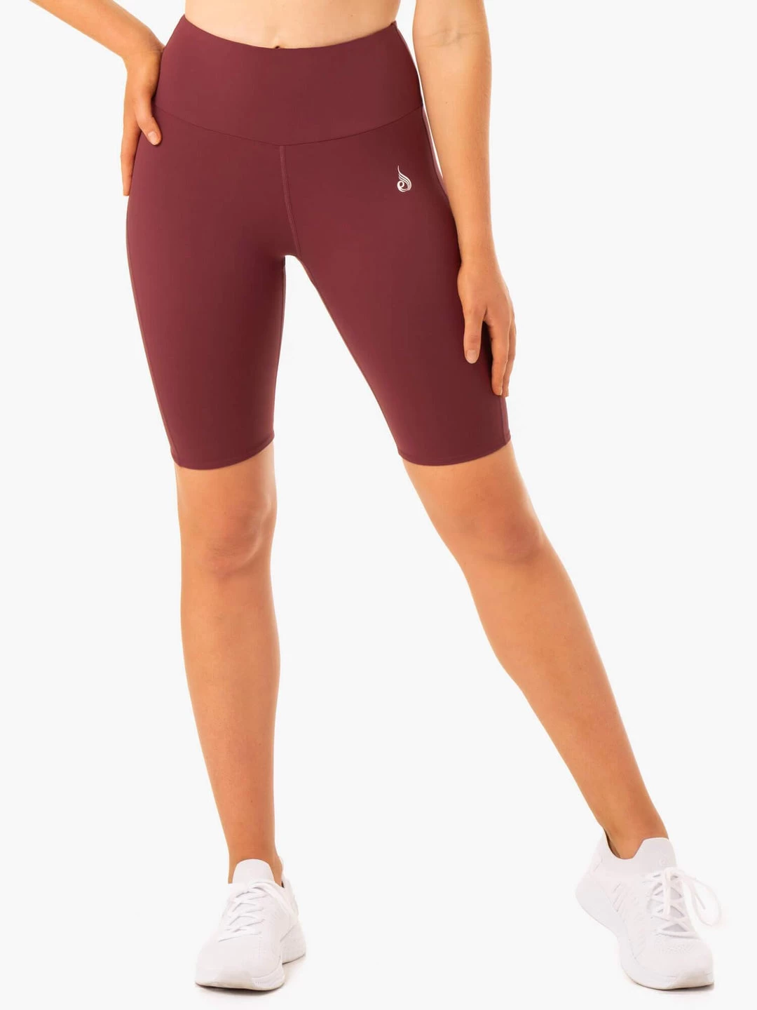 Staples Scrunch Bum Bike Shorts - Burgundy 3 Staples Scrunch Bum Bike Shorts - Burgundy - Image 3
