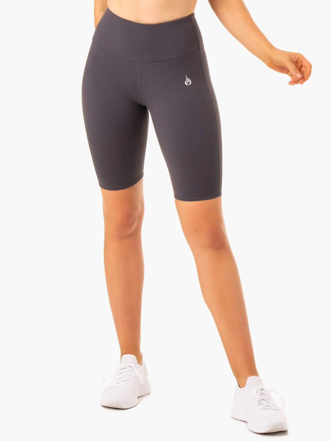 Staples Scrunch Bum Bike Shorts - Charcoal 1 Staples Scrunch Bum Bike Shorts - Charcoal