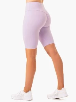 Staples Scrunch Bum Bike Shorts - Lilac