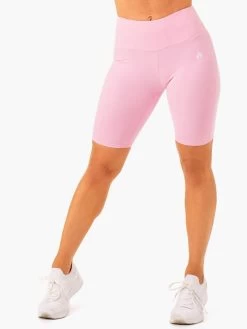 Staples Scrunch Bum Bike Shorts - Pink