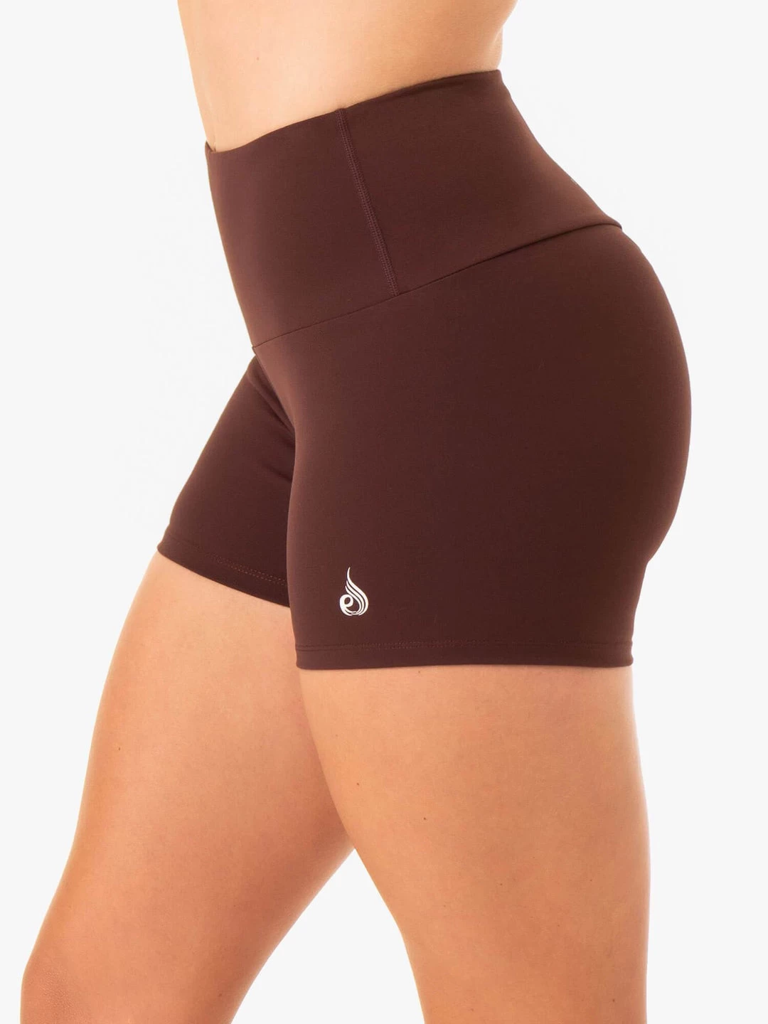 Staples Scrunch Bum Booty Shorts - Chocolate 3 Staples Scrunch Bum Booty Shorts - Chocolate - Image 3