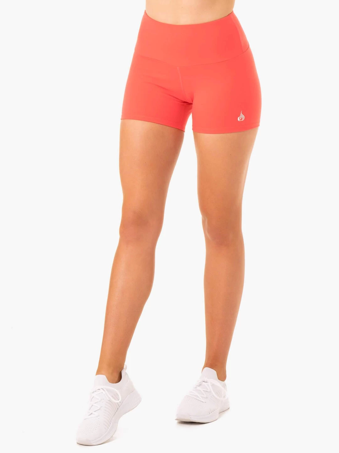 Staples Scrunch Bum Booty Shorts - Coral 2 Staples Scrunch Bum Booty Shorts - Coral - Image 2