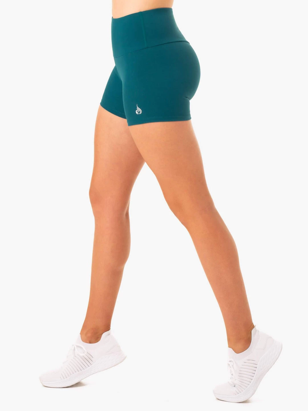 Staples Scrunch Bum Booty Shorts - Emerald 3 Staples Scrunch Bum Booty Shorts - Emerald - Image 3