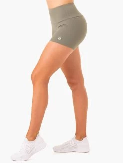 Staples Scrunch Bum Booty Shorts - Khaki -Ryderwear staples scrunch bum booty shorts khaki clothing ryderwear 156710 1080x