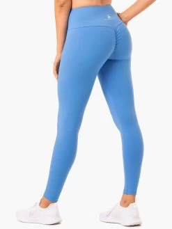 Staples Scrunch Bum Leggings - Blue