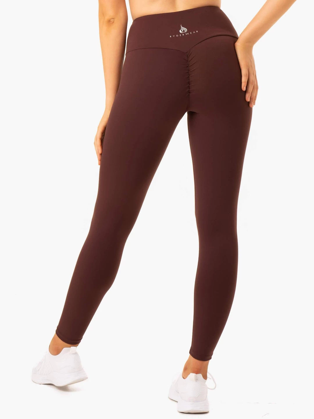 Staples Scrunch Bum Leggings - Chocolate 2 Staples Scrunch Bum Leggings - Chocolate - Image 2