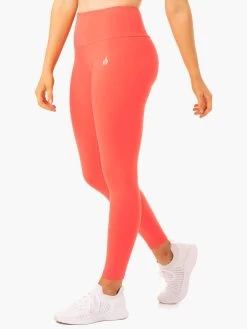 Staples Scrunch Bum Leggings - Coral -Ryderwear staples scrunch bum leggings coral clothing ryderwear 966268 1080x