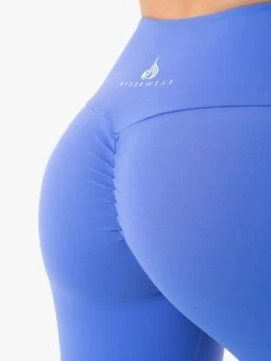 Staples Scrunch Bum Leggings - Iris Blue -Ryderwear staples scrunch bum leggings iris blue clothing ryderwear 708721 1080x