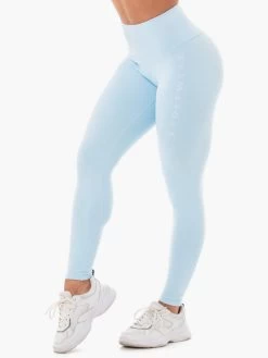 Staples Scrunch Bum Leggings - Sky Blue