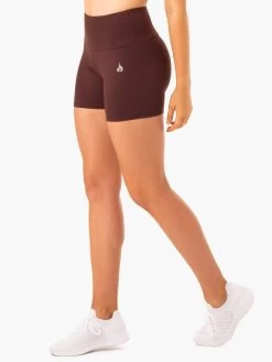Staples Scrunch Bum Mid Length Shorts - Chocolate 5 Staples Scrunch Bum Mid Length Shorts - Chocolate -Ryderwear staples scrunch bum mid length shorts chocolate clothing ryderwear 473440 1080x