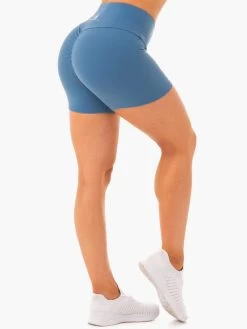 Staples Scrunch Bum Mid Length Shorts - Steel Blue 6 Staples Scrunch Bum Mid Length Shorts - Steel Blue -Ryderwear staples scrunch bum mid length shorts steel blue clothing ryderwear 655485 1080x