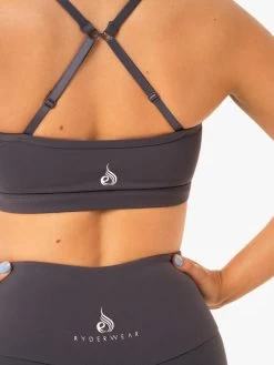 Staples Sports Bra - Charcoal 8 Staples Sports Bra - Charcoal -Ryderwear staples sports bra charcoal clothing ryderwear 813875 1080x