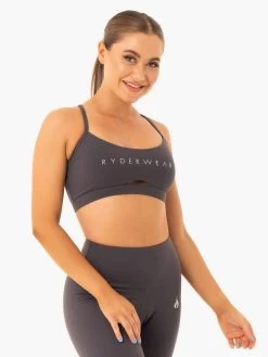 Staples Sports Bra - Charcoal