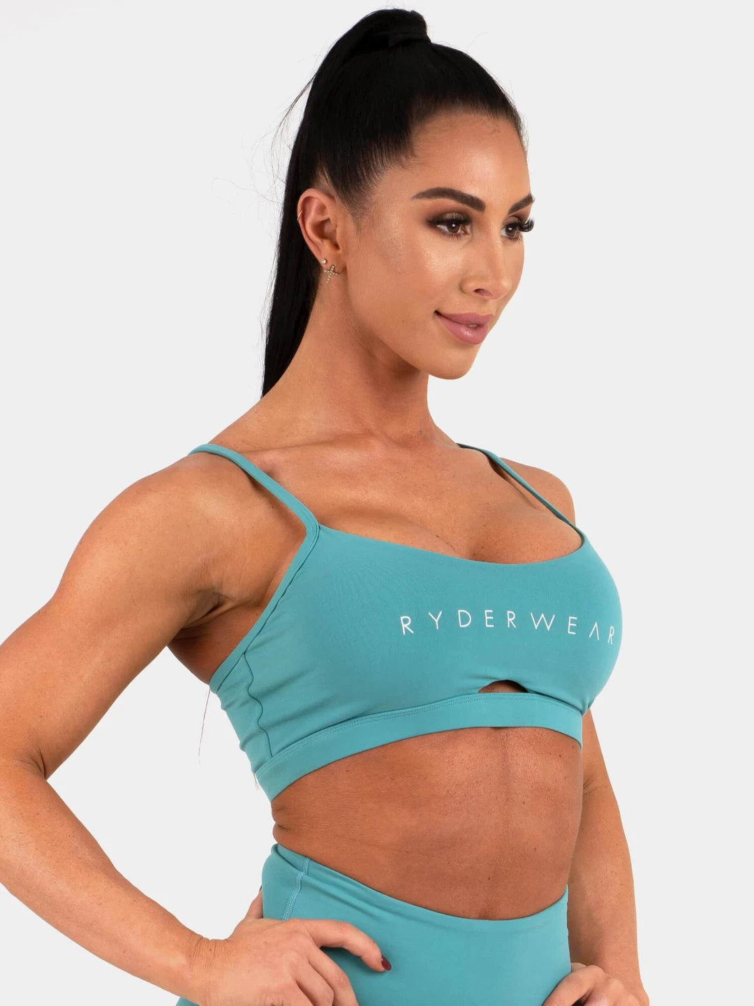 Staples Sports Bra - Teal 3 Staples Sports Bra - Teal - Image 3