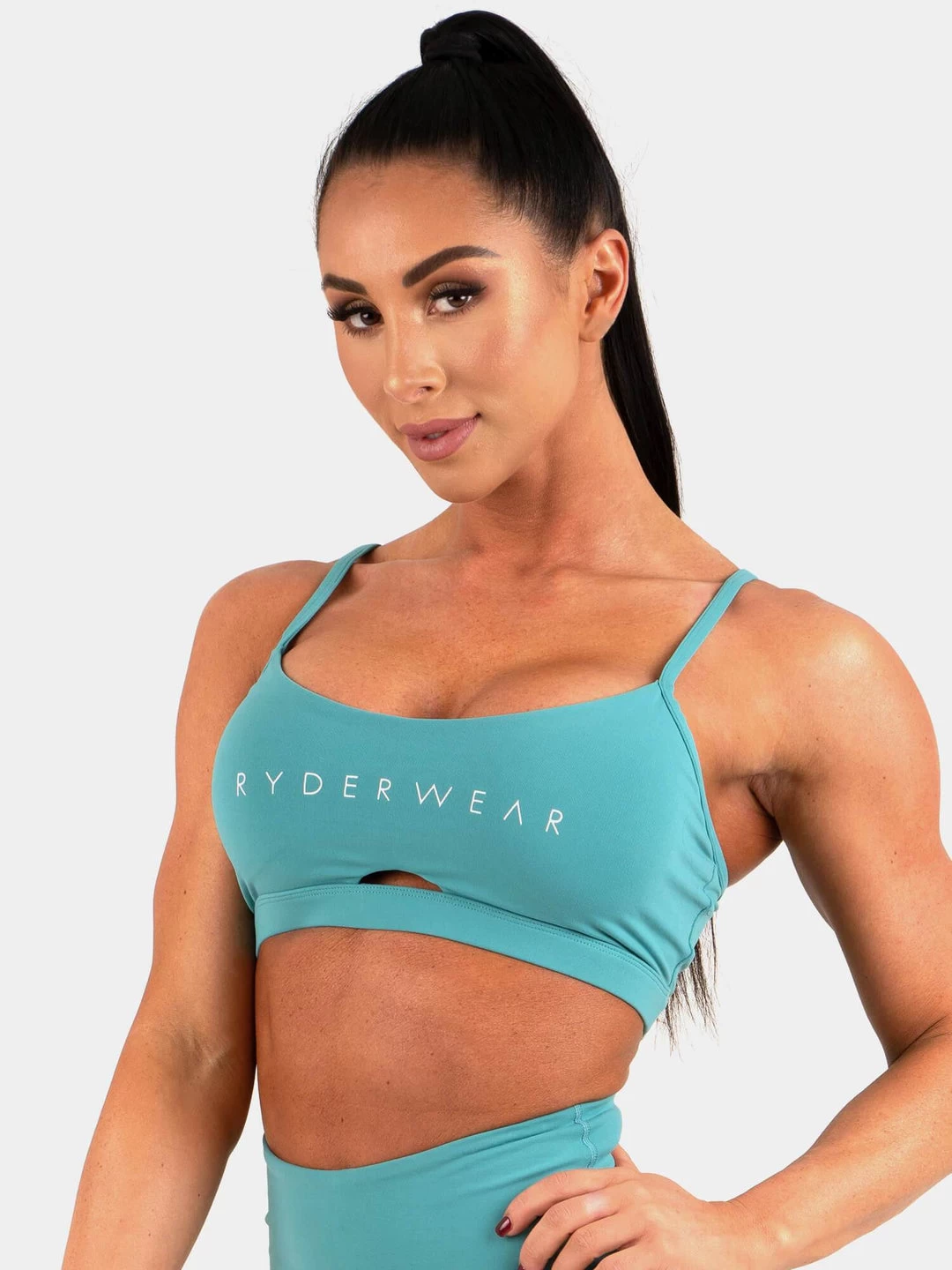 Staples Sports Bra - Teal 4 Staples Sports Bra - Teal - Image 4