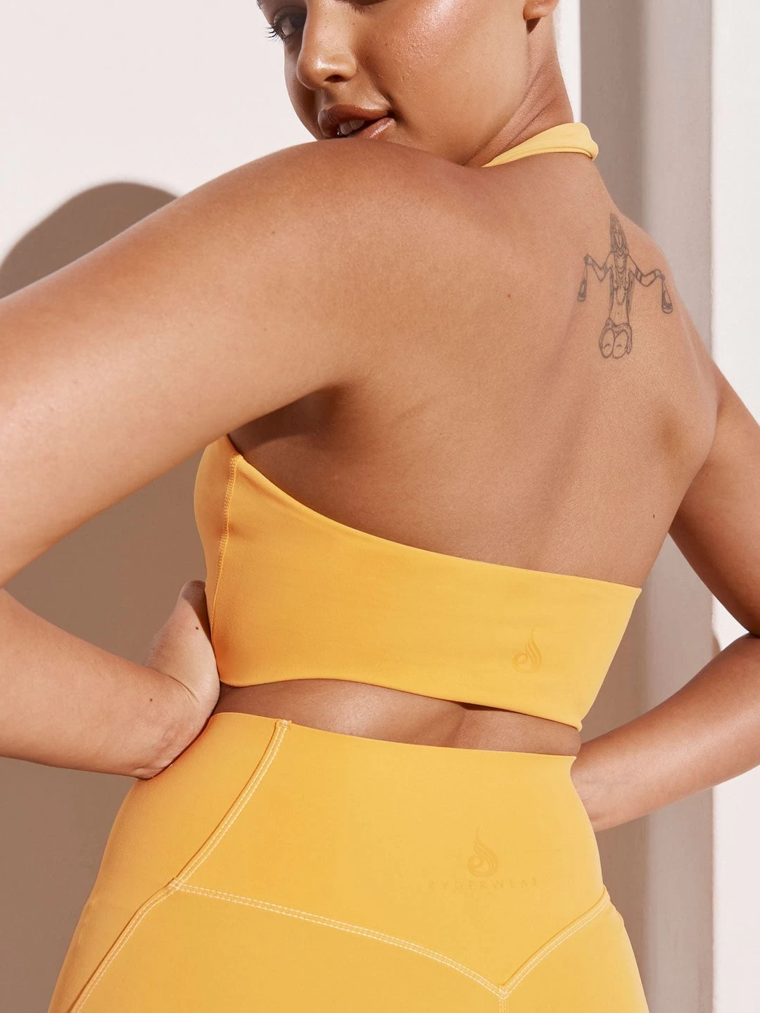 Stride Halter Sports Bra - Honeycomb 2 Stride Halter Sports Bra - Honeycomb - Image 2