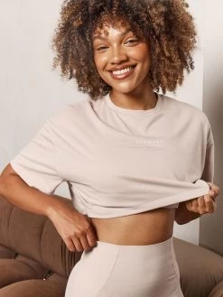 Stride Oversized Tee - Chalk -Ryderwear stride oversized tee chalk clothing ryderwear 697523 1080x