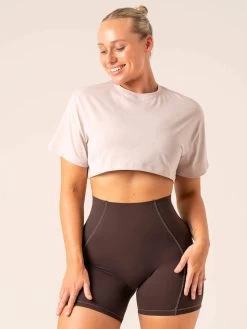 Stride Oversized Tee - Chalk -Ryderwear stride oversized tee chalk clothing ryderwear 870589 1080x