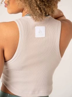 Stride Rib Tank - Chalk -Ryderwear stride rib tank chalk clothing ryderwear 185664 1080x