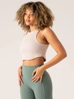 Stride Rib Tank - Chalk -Ryderwear stride rib tank chalk clothing ryderwear 907590 1080x