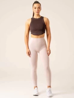 Stride Rib Tank - Chocolate 9 Stride Rib Tank - Chocolate -Ryderwear stride rib tank chocolate clothing ryderwear 693982 1080x