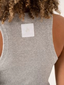 Stride Rib Tank - Grey Marl -Ryderwear stride rib tank grey marl clothing ryderwear 748179 1080x