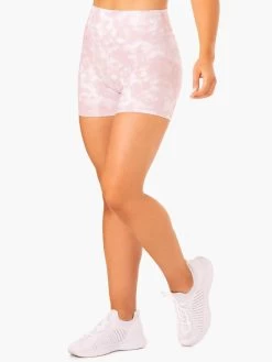 Tie Dye Mid Length Shorts - Mauve Pink Tie Dye -Ryderwear tie dye mid length shorts mauve pink tie dye clothing ryderwear 567730 1080x