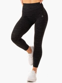Transform High Waisted Leggings - Black Zebra 8 Transform High Waisted Leggings - Black Zebra -Ryderwear transform high waisted leggings black zebra clothing ryderwear 128905 1080x