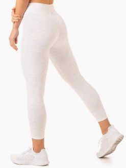 Transform High Waisted Leggings - White Zebra