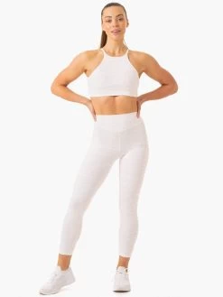 Transform High Waisted Leggings - White Zebra -Ryderwear transform high waisted leggings white zebra clothing ryderwear 817851 1080x