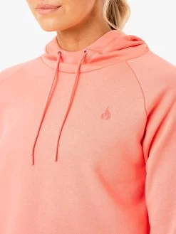Ultra Pullover Hoodie - Coral -Ryderwear ultra pullover hoodie coral clothing ryderwear 219902 1080x