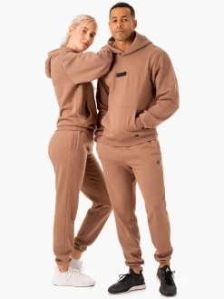 Unisex Track Pants - Mocha