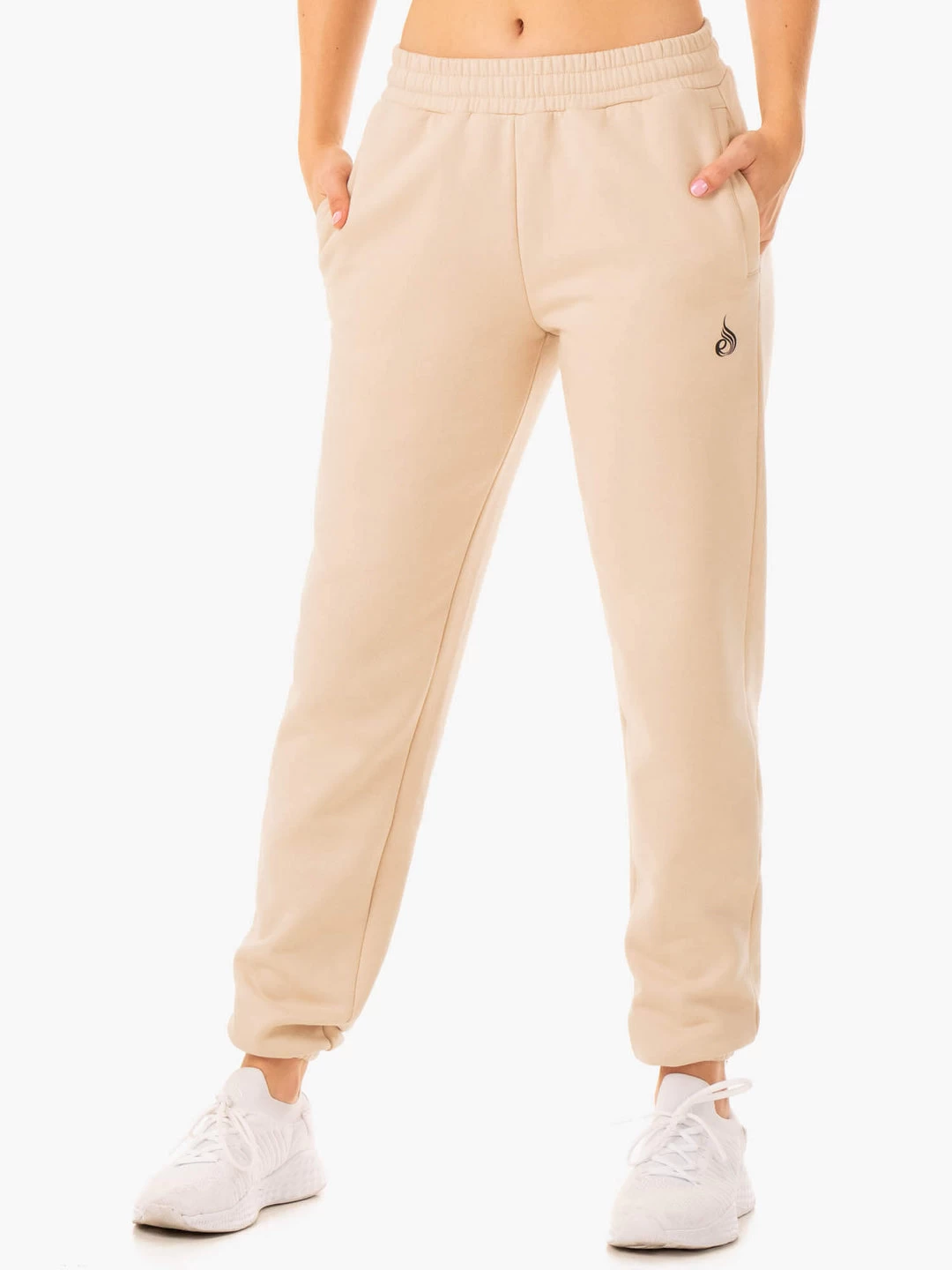 Unisex Track Pants - Sand 2 Unisex Track Pants - Sand - Image 2