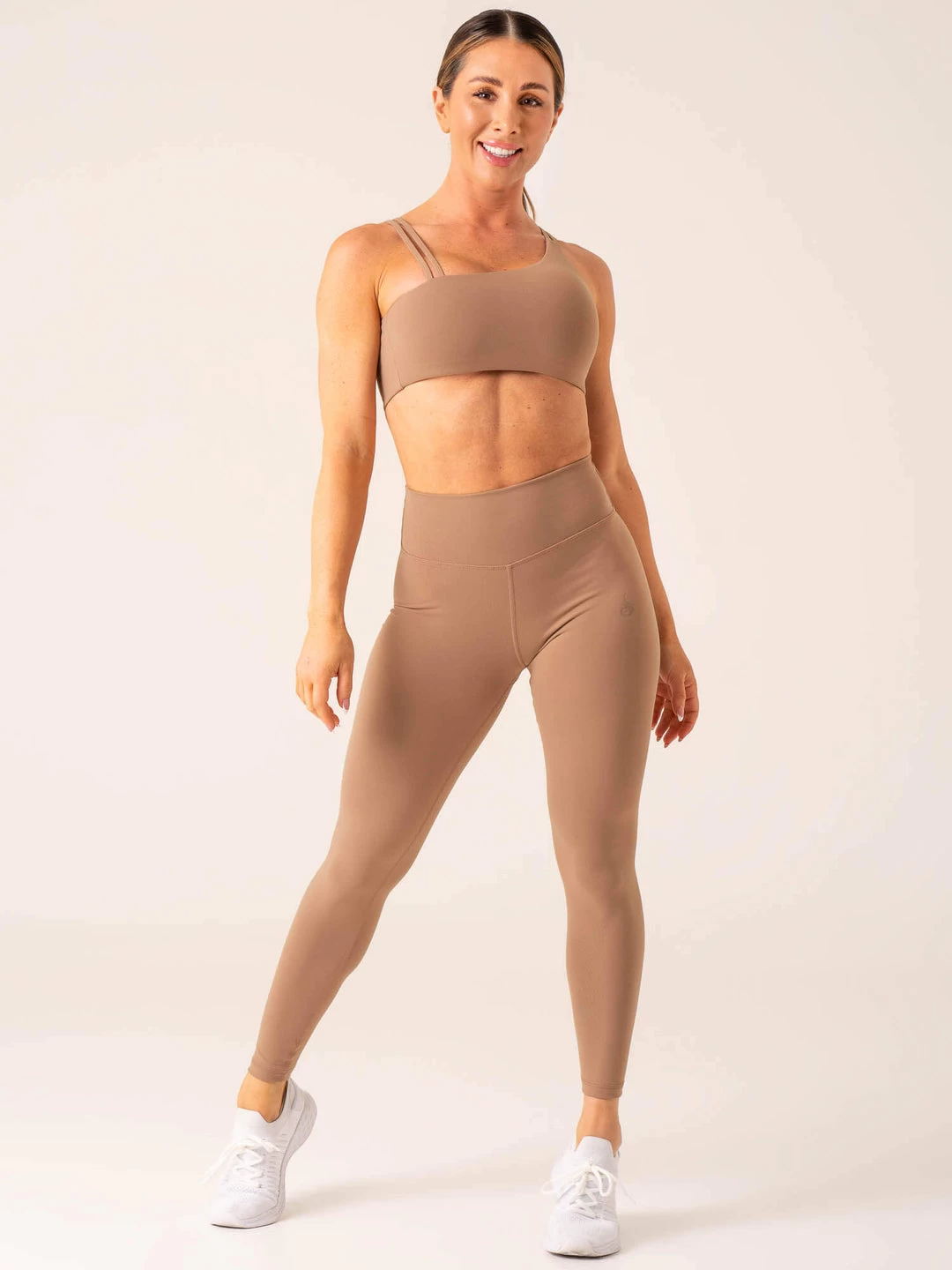 Unstoppable High Waisted Scrunch Leggings - Mocha 5 Unstoppable High Waisted Scrunch Leggings - Mocha - Image 5