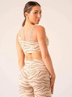 Unstoppable One Shoulder Sports Bra - Vanilla Zebra 7 Unstoppable One Shoulder Sports Bra - Vanilla Zebra -Ryderwear unstoppable one shoulder sports bra vanilla zebra clothing ryderwear 235590 1080x