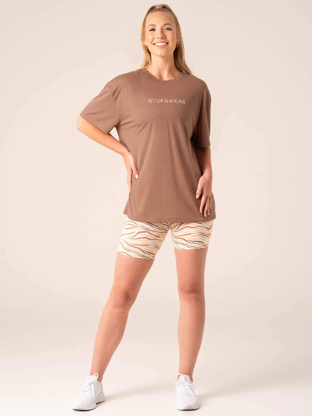 Unstoppable Oversized T-Shirt - Mocha 5 Unstoppable Oversized T-Shirt - Mocha - Image 5