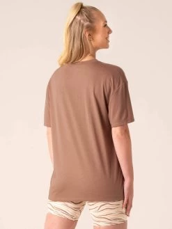 Unstoppable Oversized T-Shirt - Mocha 7 Unstoppable Oversized T-Shirt - Mocha -Ryderwear unstoppable oversized t shirt mocha clothing ryderwear 849252 1080x