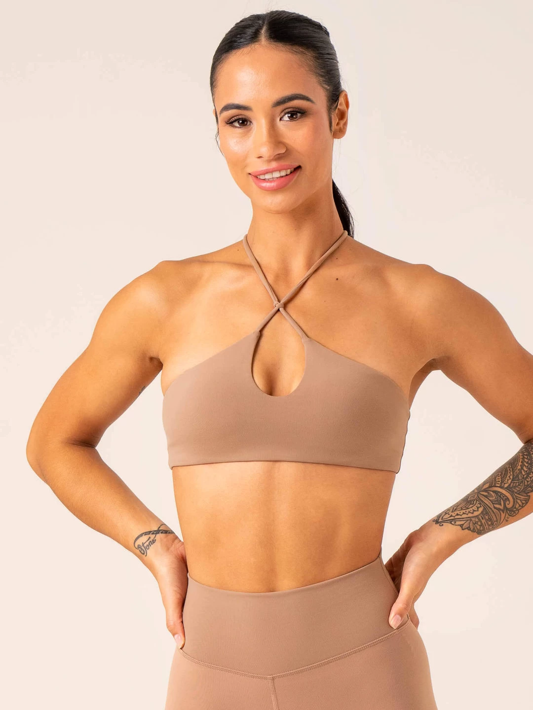 Unstoppable Sports Bra - Mocha 3 Unstoppable Sports Bra - Mocha - Image 3