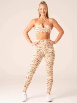 Unstoppable Sports Bra - Vanilla Zebra -Ryderwear unstoppable sports bra vanilla zebra clothing ryderwear 517883 1080x