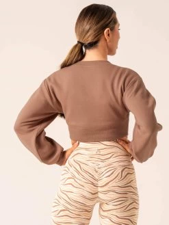 Unstoppable Sweater - Mocha -Ryderwear unstoppable sweater mocha clothing ryderwear 418378 1080x