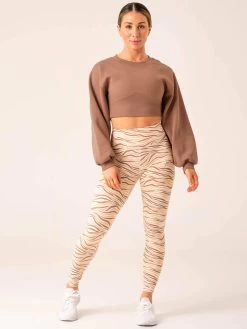 Unstoppable Sweater - Mocha -Ryderwear unstoppable sweater mocha clothing ryderwear 610091 1080x