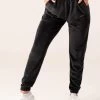 Velour Track Pant - Black