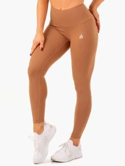 Vital High Waisted Scrunch Leggings - Mocha -Ryderwear vital high waisted scrunch leggings mocha clothing ryderwear 238873 1080x
