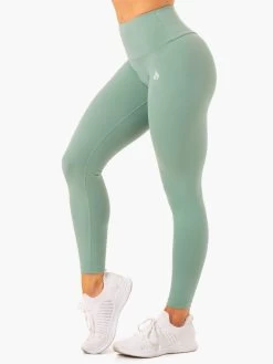 Vital High Waisted Scrunch Leggings - Sage -Ryderwear vital high waisted scrunch leggings sage clothing ryderwear 260100 1080x