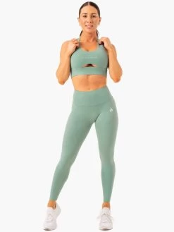 Vital High Waisted Scrunch Leggings - Sage -Ryderwear vital high waisted scrunch leggings sage clothing ryderwear 796454 1080x