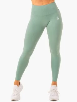 Vital High Waisted Scrunch Leggings - Sage